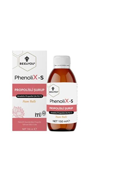 Bee&amp;You PhenoliX-S Ham Ballı Propolisli Şurup 150 Ml - SKT:01/2028