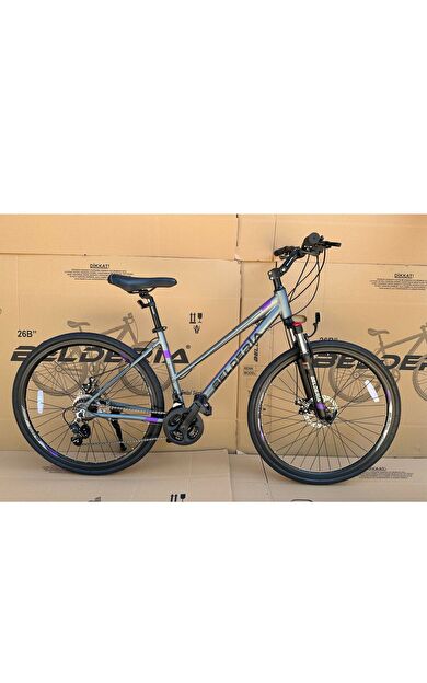 Belderia Bisiklet ALÜMİNYUM Trekking 28 Jant Tek Amortisörlü