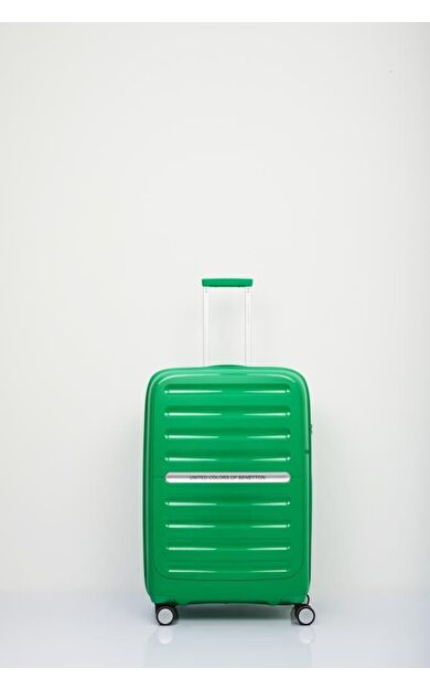 Benetton Trolley Valiz Yeşil Büyük Boy 14BNT1000-01-Y
