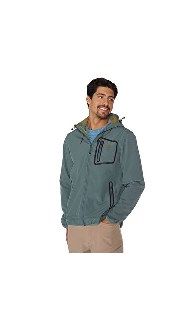 Berg Yukon Erkek Softshell Ceket-YEŞİL