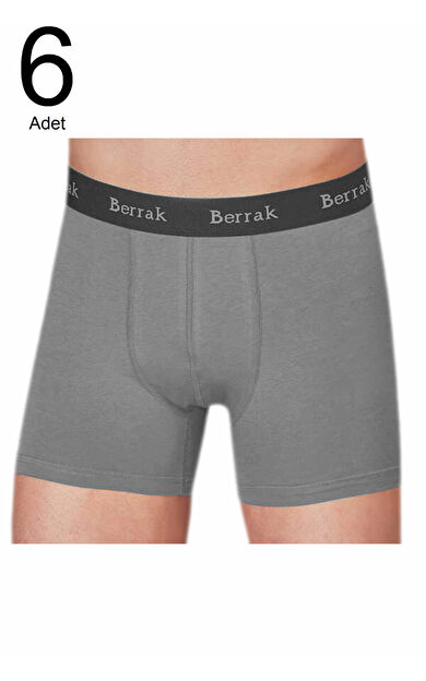 Berrak 4476 Likralı Erkek Boxer 6 Adet