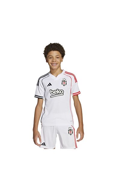adidas Bjk Beşiktaş Jk 25-26 İç Saha Çocuk Forması Beyaz