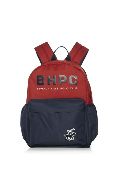 Beverely Hills Polo Club Sırt Çantası Kırmızı Lacivert
