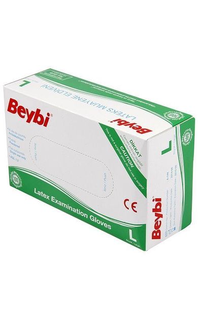 Beybi Muayene Eldiveni Pudralı Large 100'lü