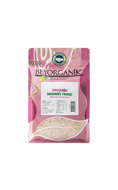BEYORGANİK Organik Basmati Pirinç 1000g