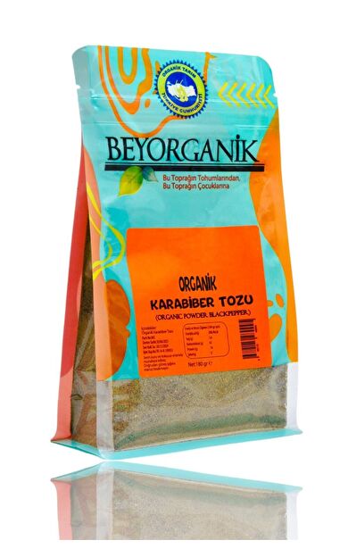 Organik Karabiber Tozu 180gr