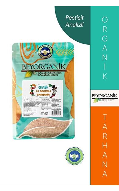 Organik 10 Sebzeli Tarhana (pestisit Ve Aflatoksin Analizli) 200gr
