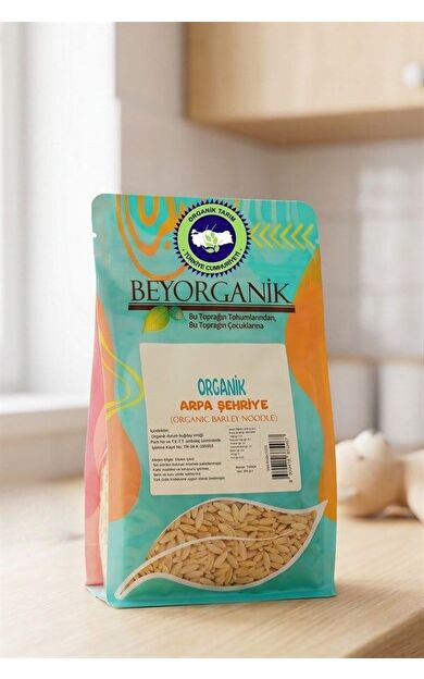 Organik Arpa Şehriye 300gr   (pestisit Ve Aflatoksin Analizli)