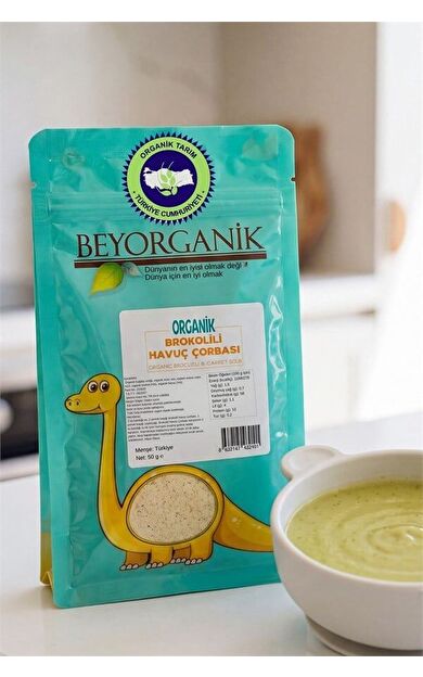 Organik Brokolili Havuç Çorbası 50gr         10 Dakikada Hazır      (pestisit Ve Aflatoksin Analizli)