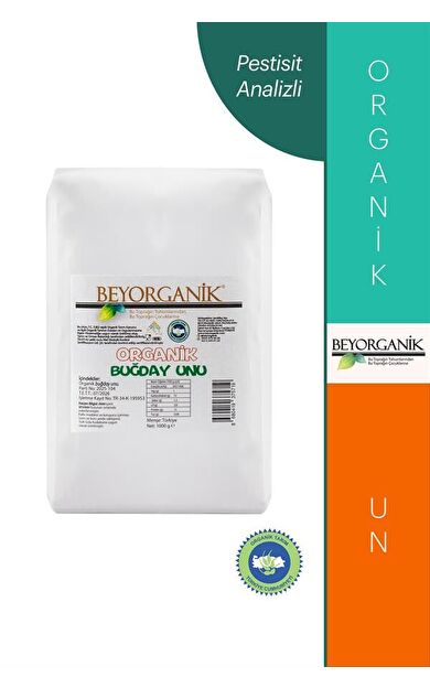 Organik Buğday Unu 1kg (pestisit Ve Aflatoksin Analizli)
