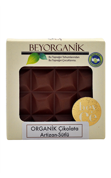 Organik  Artizan  Çikolata Sütlü 40gr