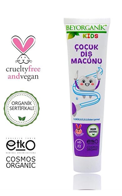 Organik Çocuk Diş Macunu 75gr