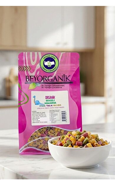 Organik Çocuk Makarna Sebzeli %35 Sebzeli 350gr (pestisit Ve Aflatoksin Analizli