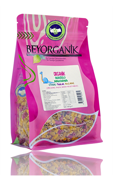 Organik Çocuk Makarna Sebzeli %35 Sebzeli 350gr (pestisit Ve Aflatoksin Analizli