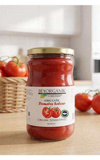 Organik Domates Salçası 660cc