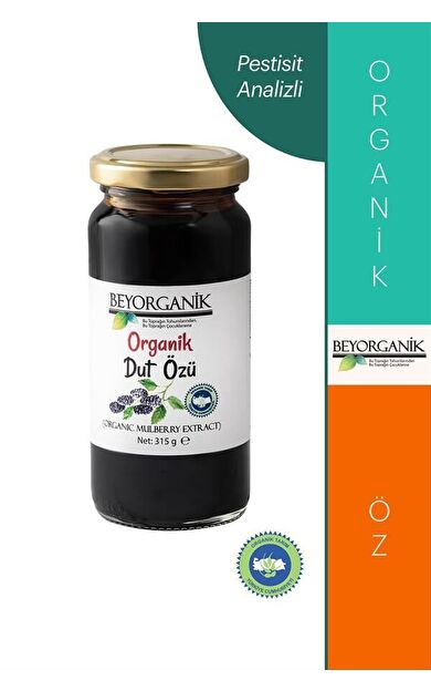 Organik Dut Özü 315gr   (pestisit Ve Ağır Metal Analizli)