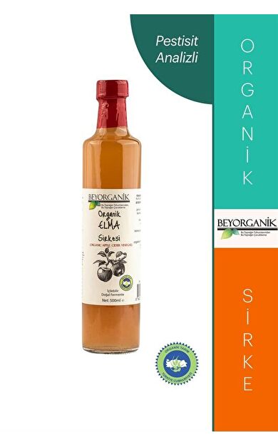 Organik Elma Sirkesi 500ml (pestisit Analizli)