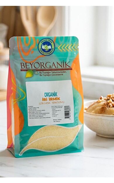 Organik İri İrmik 500gr (pestisit Analizli)