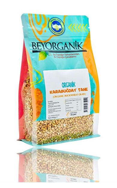 Organik Karabuğday Tane 440gr    (pestisit Ve Aflatoksin Analizli)