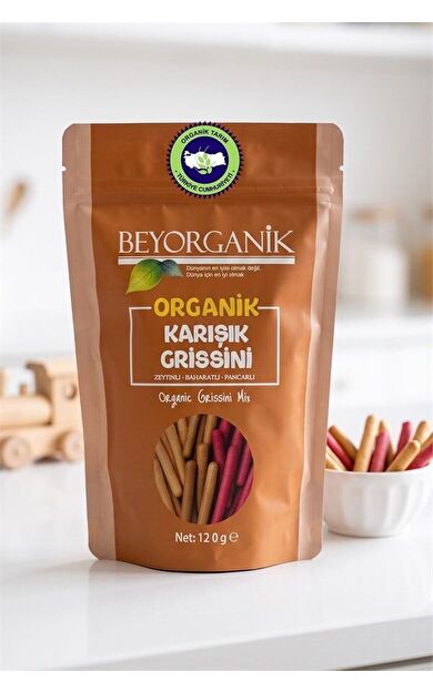 Organik Karışık Grissini 120gr