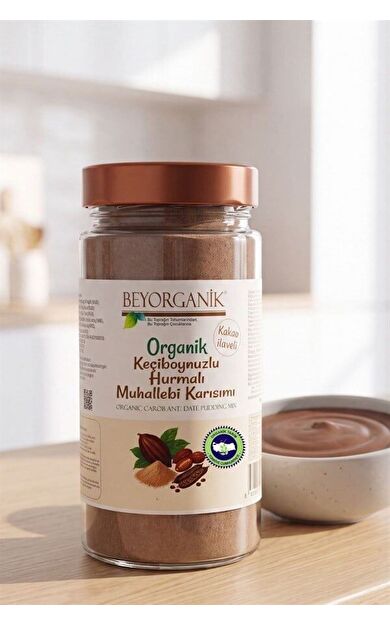 Organik Keçiboynuzlu Hurmalı Muhallebi Karışımı 300gr