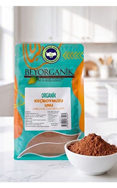 Organik Keçiboynuzu Unu 250gr   (pestisit Ve Aflatoksin Analizli)