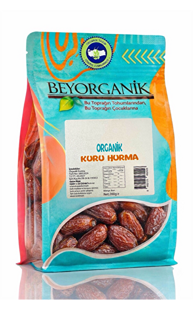 Organik Kuru Hurma 200gr