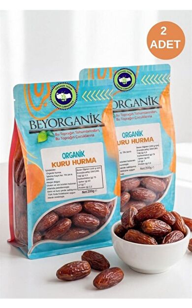 Organik Kuru Hurma 500gr