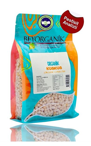 Organik Kuskus 500gr    (pestisit Ve Aflatoksin Analizli)