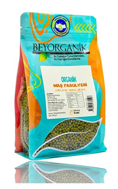 Organik Maş Fasulyesi 500gr    (pestisit Ve Aflatoksin Analizli)