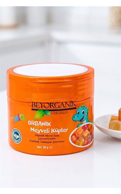 Organik Meyveli Küpler 50gr