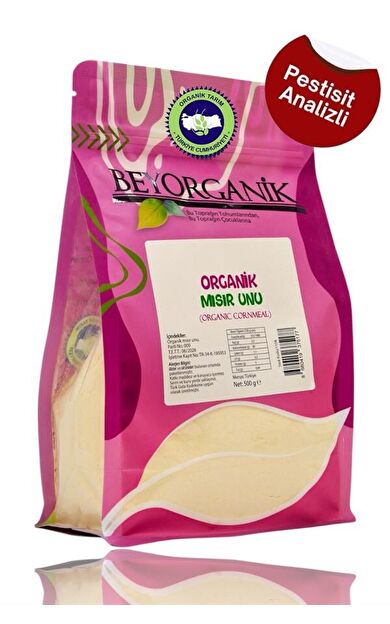 Organik Mısır Unu 500gr   (pestisit Ve Aflatoksin Analizli)