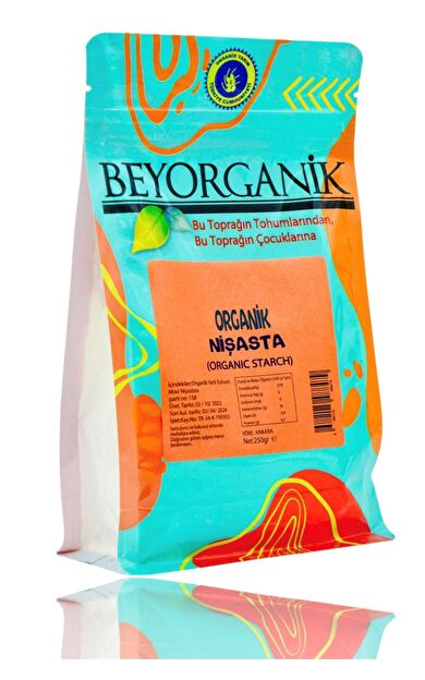 Organik Nişasta 250gr     (pestisit Ve Aflatoksin Analizli)