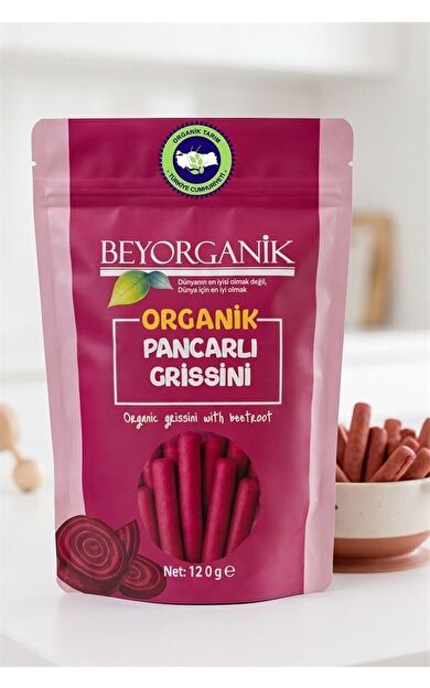 Organik Pancarlı Grissini 120gr