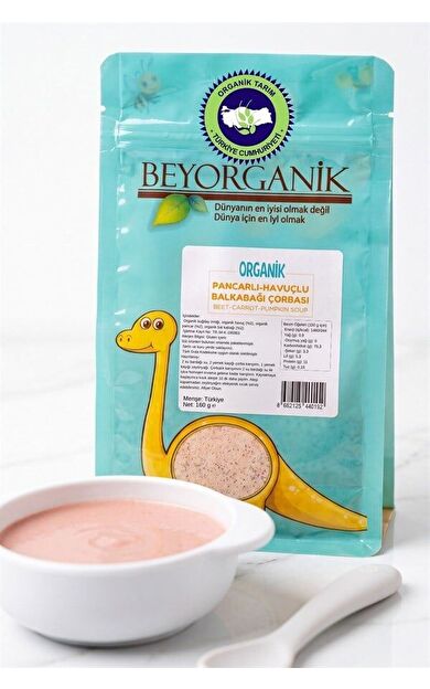 Organik Pancarlı Havuçlu Bal Kabağı Çorbası 160gr     (pestisit Ve Aflatoksin Analizli)
