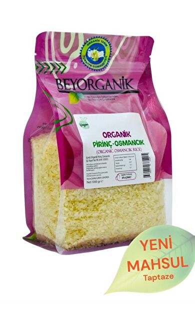 Organik Pirinç Osmancık 1kg    (pestisit Ve Aflatoksin Analizli)