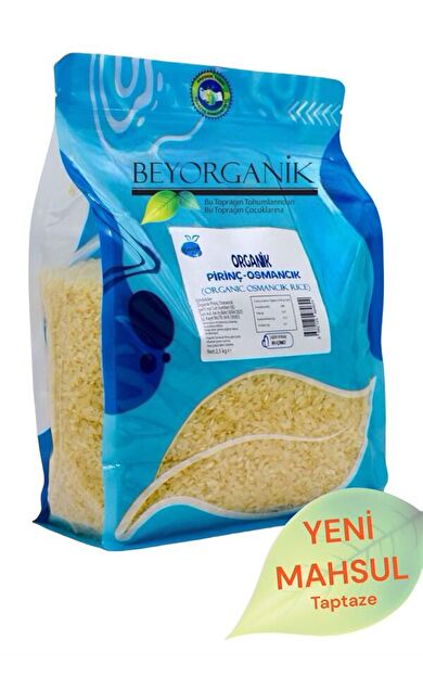 Organik Pirinç Osmancık 2,5kg   (pestisit Ve Aflatoksin Analizli)