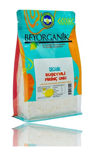 Organik Pirinç Unu Ruşeymli 350gr +8ay   (pestisit Ve Aflatoksin Analizli)