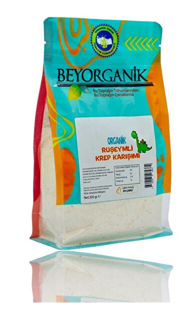 Organik Ruşeymli Krep Karışımı 200gr +8ay   (pestisit Ve Aflatoksin Analizli)