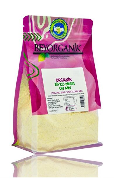 Organik Siyez-mısır Un Mix 350gr (pestisit Ve Aflatoksin Analizli)