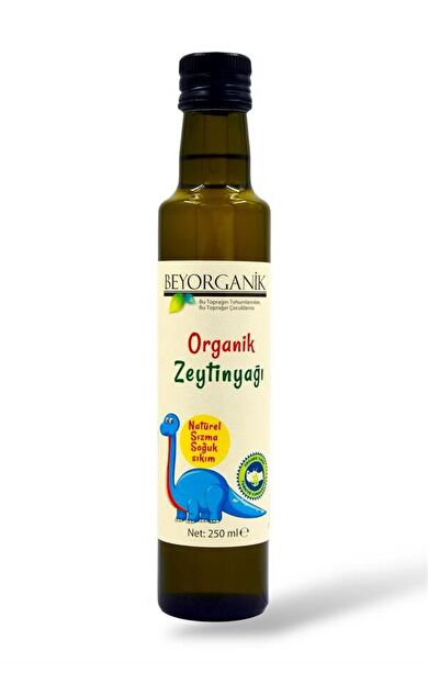 Organik Soğuk Sıkım Sızma Zeytinyağı 250ml Soğuk Sıkım, 0,3 Asit