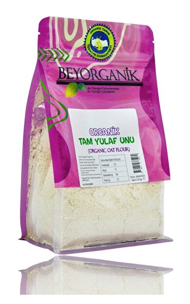 Organik Tam Yulaf Unu 350gr   (pestisit Ve Aflatoksin Analizli)