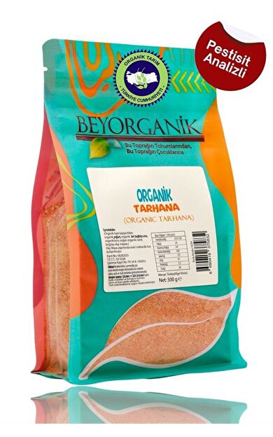 Organik Tarhana 500gr    (pestisit Ve Aflatoksin Analizli)