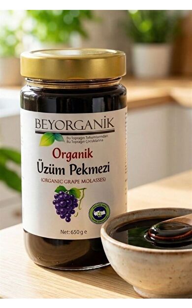 Organik Üzüm Pekmezi 650gr