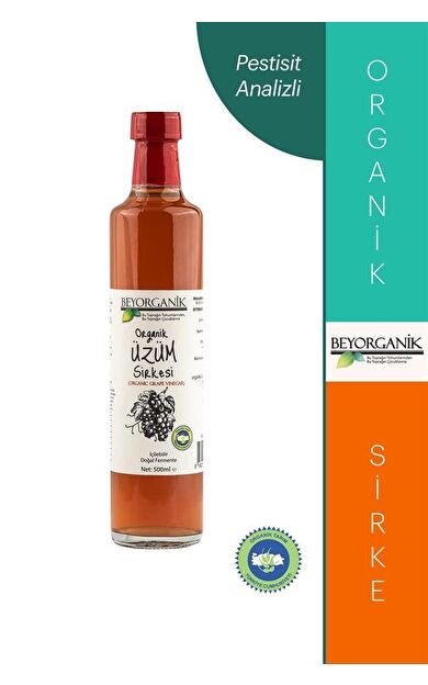 Organik Üzüm Sirkesi 500ml     (pestisit Analizli)