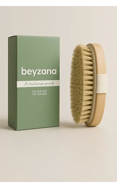 BEYZANA Özel Kutulu Doğal At Kılı Selülit Fırçası