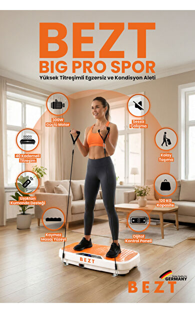 Bezt Vibe 2 Pro Max Vibration Plate Titreşimli spor masaj aleti