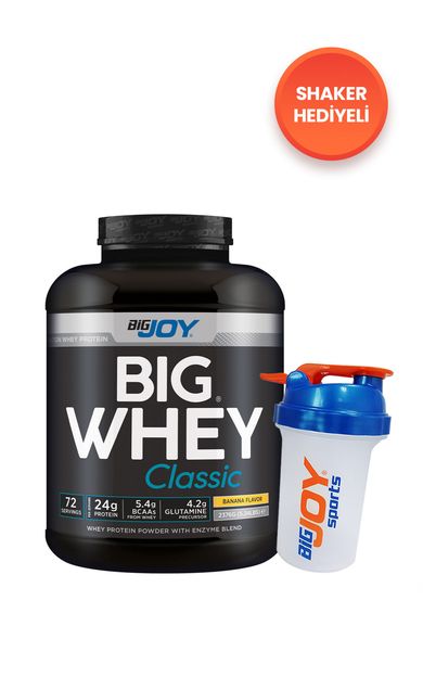 Bigjoy Sports BIGWHEY Whey Protein Classic Muz Aromalı 2376g 72 Servis