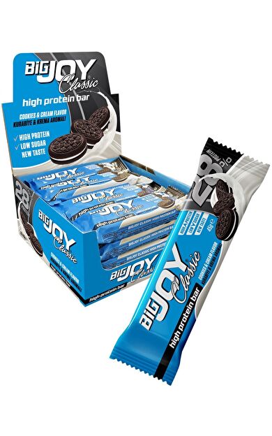 Bigjoy Sports Bigjoy Sports- Classic High Protein Bar Cookie&amp;Cream 45G×16 Adet