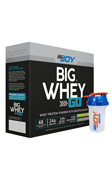 Bigjoy Sports Big Whey Go Whey Protein Tozu Tekli Sachet Çikolata Aroma 68 Servis 2240G